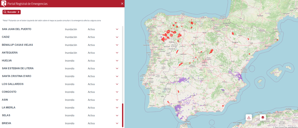 El Colegio de Registradores acuerda la gratuidad de las notas simples de domino para los damnificados por los incendios forestales de este verano