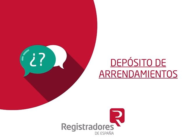 El Colegio de Registradores inicia una campaña informativa para dar a conocer los depósitos de arrendamiento de corta duración