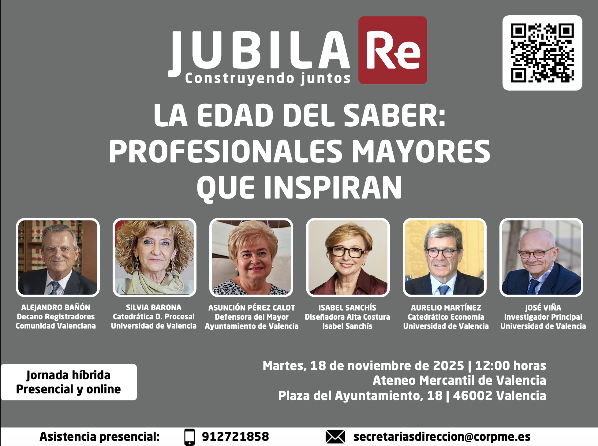 La edad del saber: Profesionales mayores que inspiran