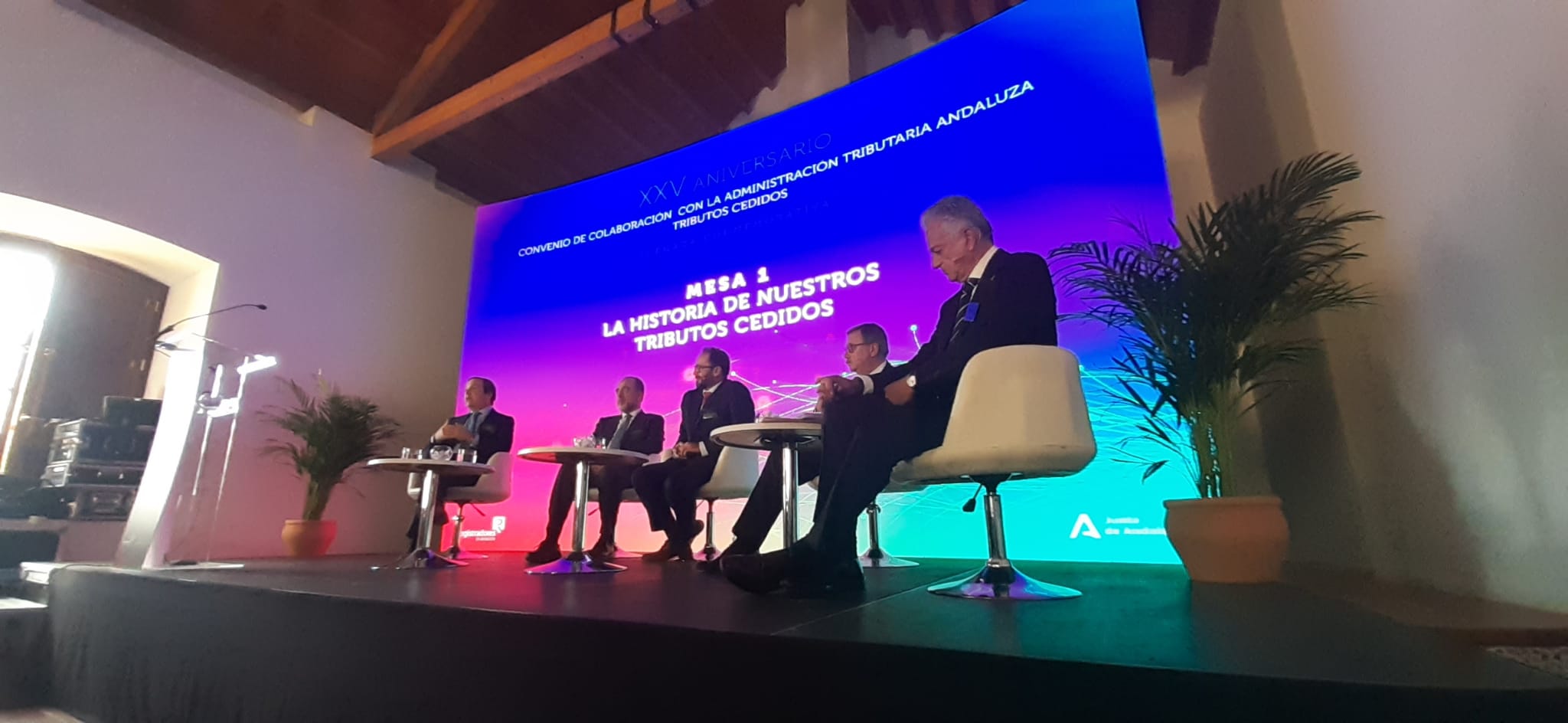 Antequera acoge el acto conmemorativo por los 25 años de colaboración entre los Registradores y la Junta de Andalucía